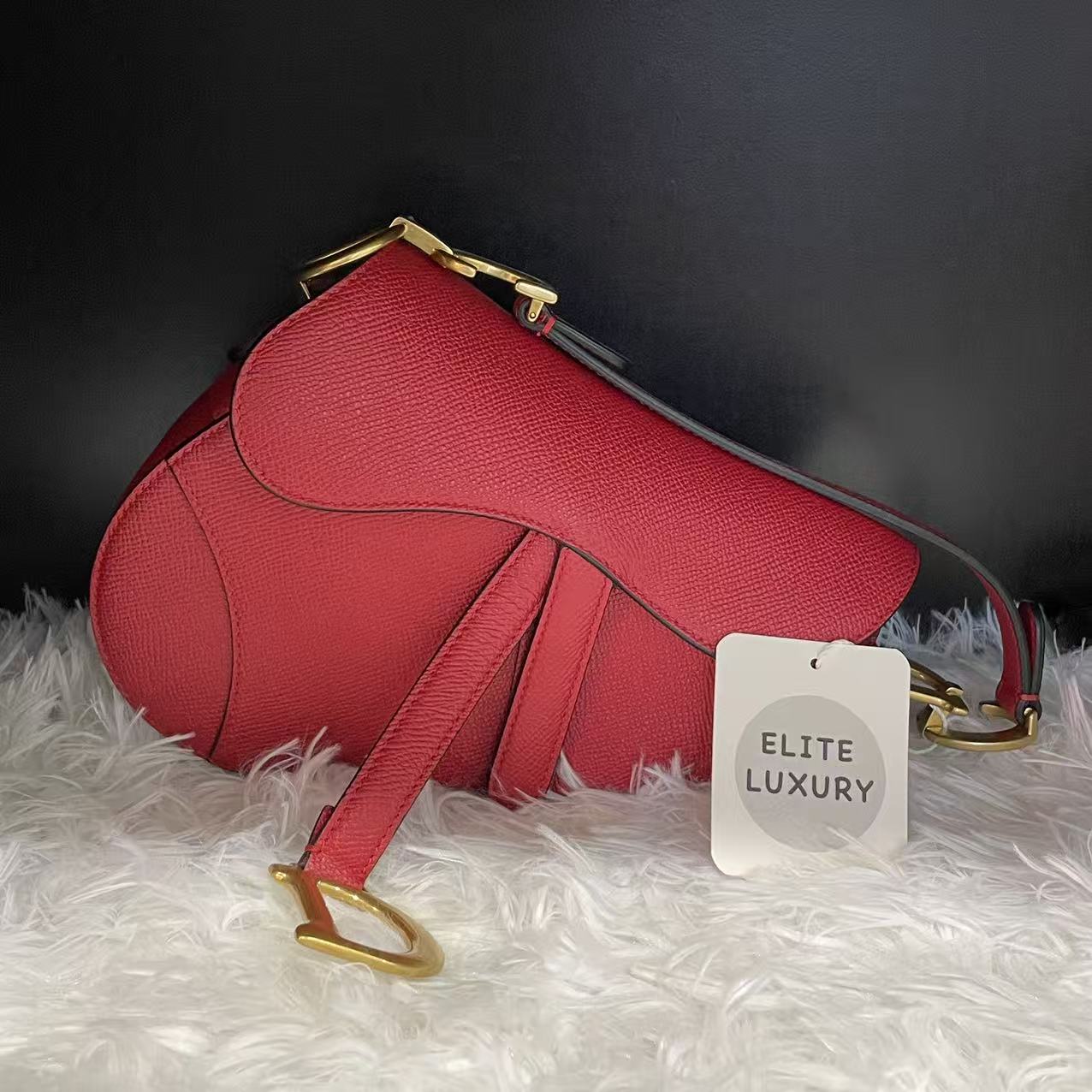 (Preowned) DIOR Saddle bag,single shoulder crossbody handbag PM