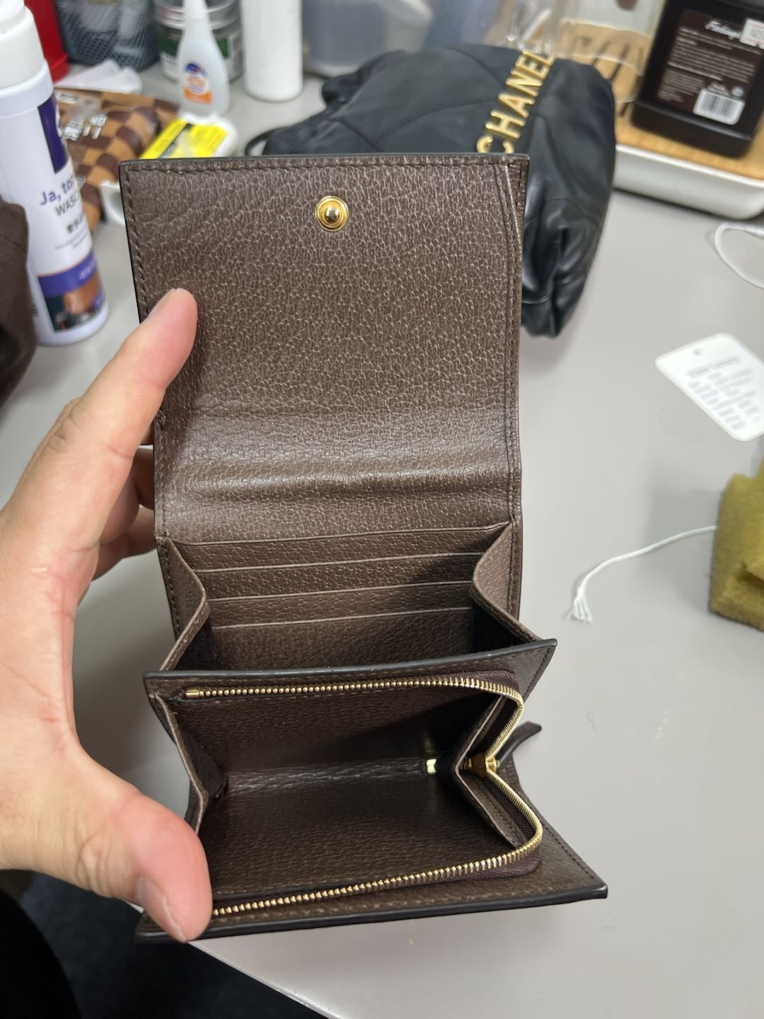 (Preowned) GUCCI Ophidia Ebony/Brown