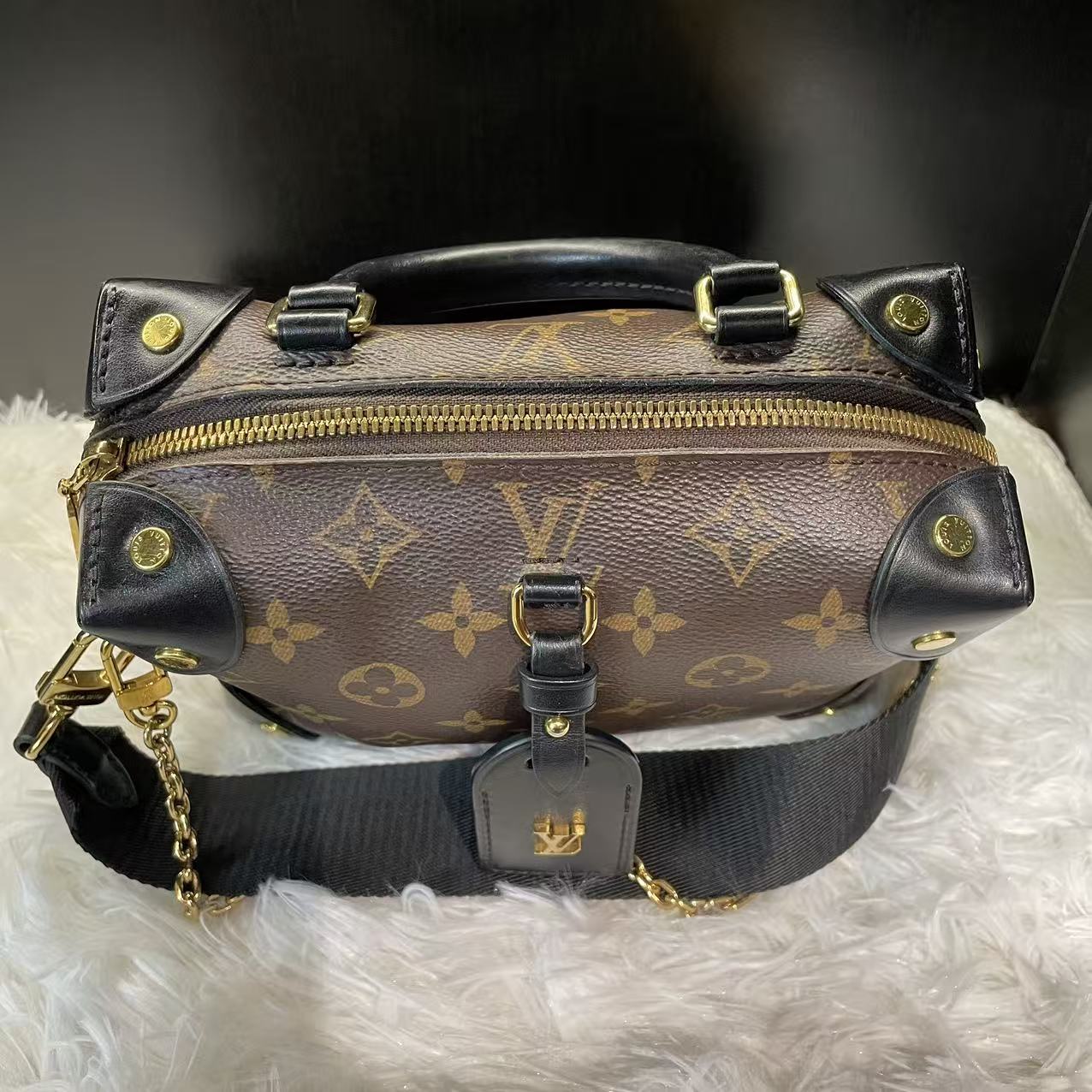(Preowned) LOUIS VUITTON PETITE MALLE Souple