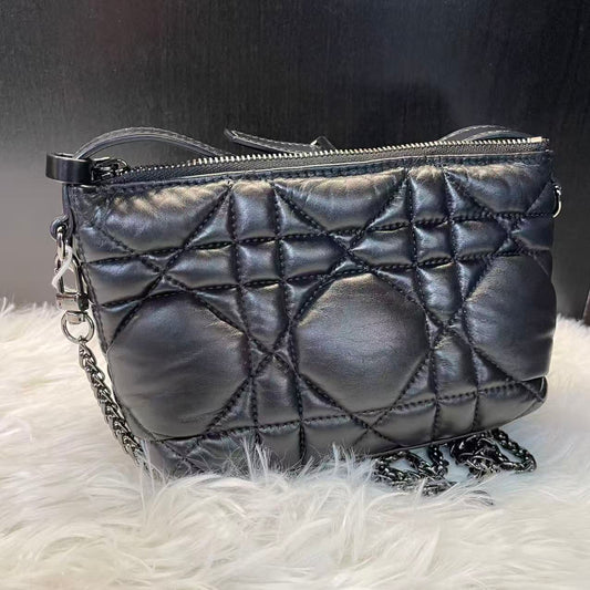 (Preowned) DIOR Travel Nomad PM Black silver