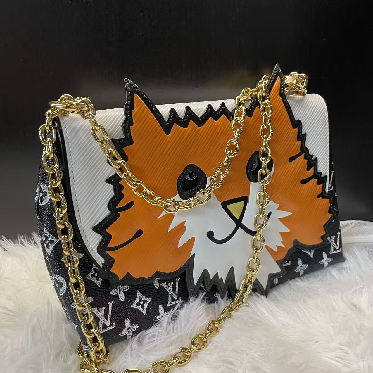 (Preowned) LOUIS VUITTON Catgram Cat Pochette Shoulder Bag